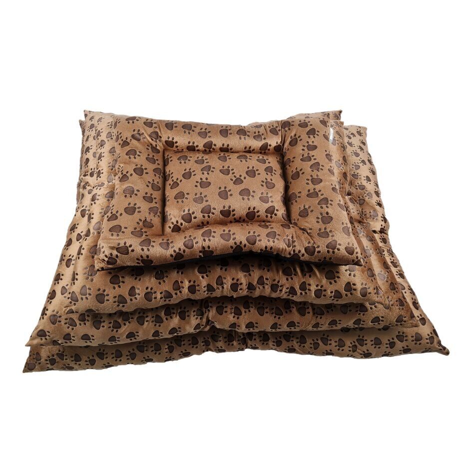 Confezione Da 4 Colchon De Perro De Microfibra Colore Marron