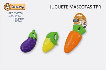 Juguete Tpr Para Mascotas Verduras 2