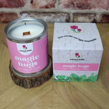 Bougie Magic Hugs - poire • magnolia • orchidée 2