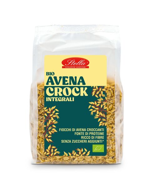 Avena Crock - Fiocchi di Avena Integrali Croccanti Bio - 300g