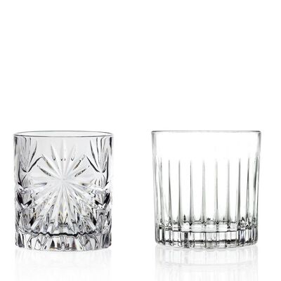 MIXOLOGY SET A 4 COCKTAIL/WHISKEY GLASSES