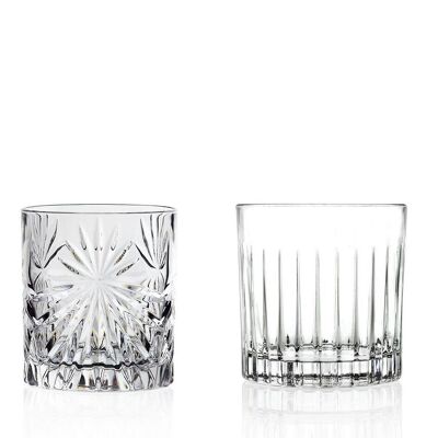 SET MIXOLOGIE A 4 VERRES COCKTAIL/WHISKY