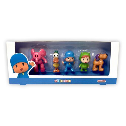 Set Colección Pocoyo (5 figuras) - Figura juguete Comansi Pocoyó