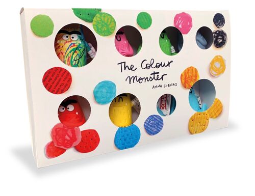 Set Colección El Monstruo de Colores (8 figuras) - Nuevo Diseño Caja Regalo - Figura juguete Comansi The Colour Monster