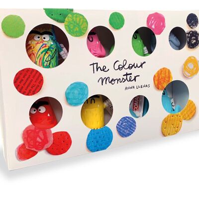 Ensemble de collection The Color Monster (8 figurines) - Coffret cadeau nouveau design - Figurine jouet Comansi The Color Monster