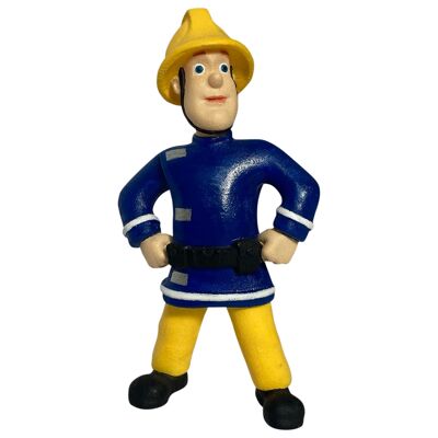 Fireman Sam with helmet - Comansi Fireman Sam toy figure