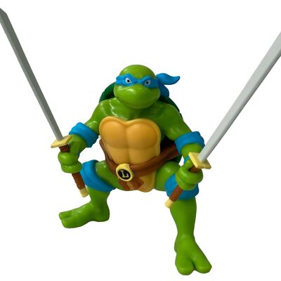 Leonardo - Personaggio giocattolo delle Tartarughe Ninja Comansi