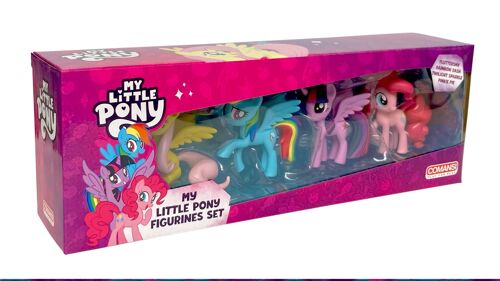 Set Colección My Little Pony (4 figuras) - Figura juguete Comansi My Little Pony