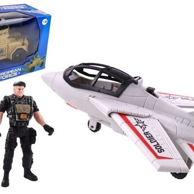 EUROPEAN FORCE - Véhicule Militaire Avec Figurine - Véhicules d'Interventions - 093109 - Modele Aléatoire - Plastique - Militaire - Jouet Enfant - Miniature - 28 cm x 18 cm - À Partir de 3 ans