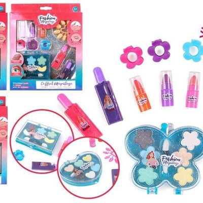 FASHION MAQUILLAGE - Petit Coffret Beauté - Maquillage - 258006 - Modèle Aléatoire - Plastique - Jeu pour Enfant - Beauté - Peau Sensible - Testé Par un Laboratoire Français - À Partir de 5 ans