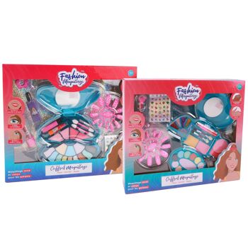 FASHION MAQUILLAGE - Coffret Beauté - Maquillage - 258007 - Modèle Aléatoire - Plastique - Jeu pour Enfant - Ongles - Beauté - Peau Sensible - Testé Par un Laboratoire Français - À Partir de 5 ans 2