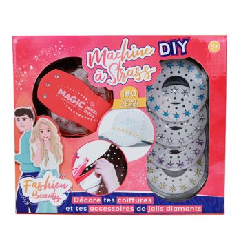 FASHION MAQUILLAGE - Machine À Strass - Fashion Beauty - 101243 - Rose - Plastique - Jeu pour Enfant - Diams - Mode - Do It Yourself - DIY - À Partir de 5 ans 3