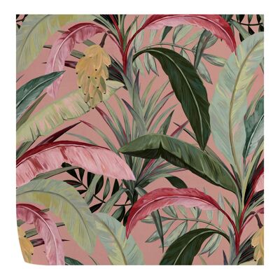 Papier Peint Forêt Tropicale Rose