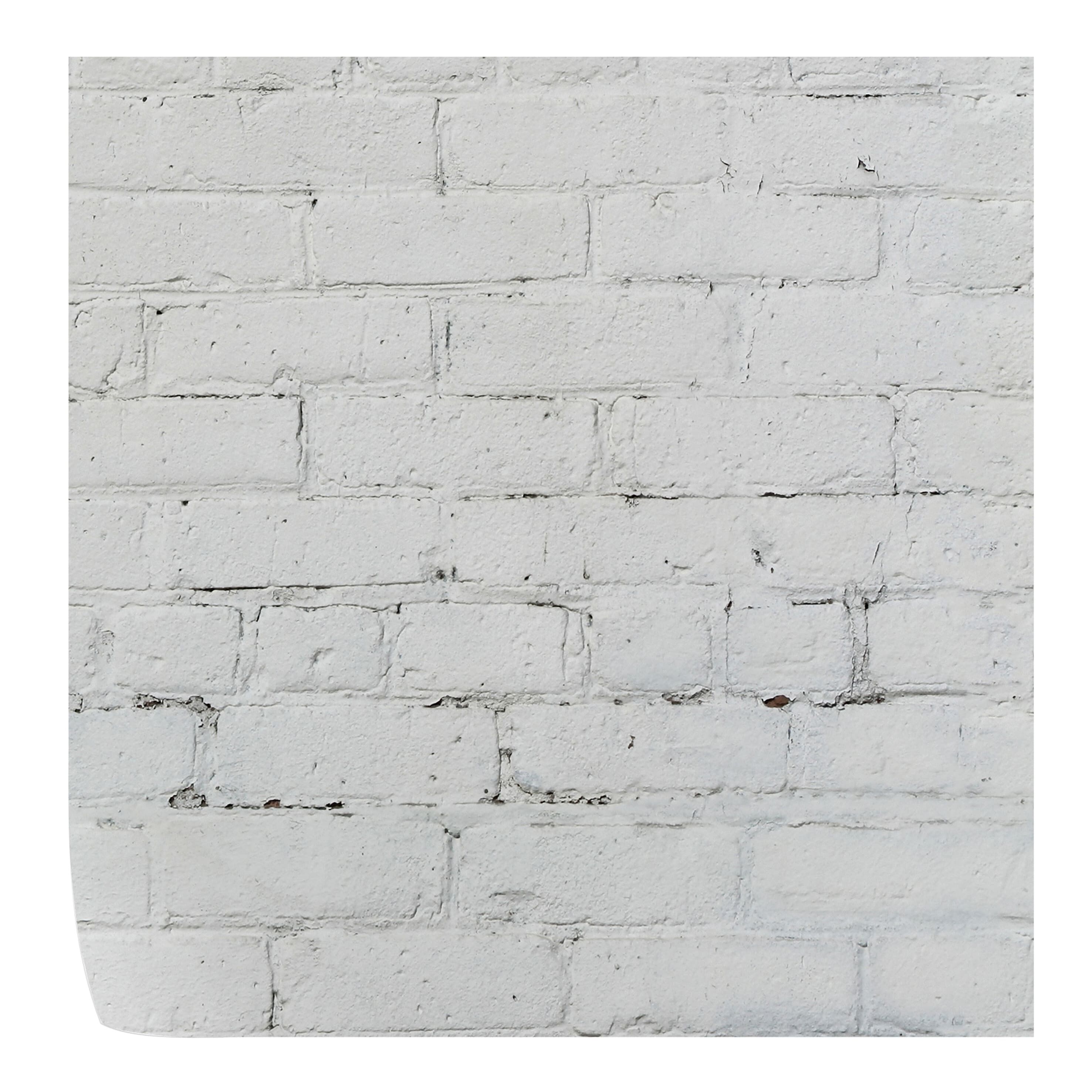 Carta da parati di mattoni bianchi