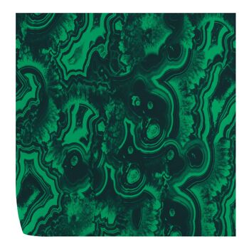 Papier peint vert malachite 1