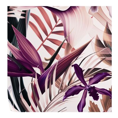 Papel Pintado Rosa Hawaiano Tropical Exótico