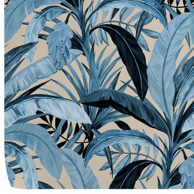 Papel pintado de bosque tropical en beige