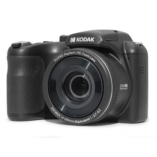 KODAK Pixpro Astro Zoom AZ255 - Appareil Photo Bridge Numérique 16 Mpixels, Zoom Optique 25X, Video HD 1080p, Grand Angle 24 mm, Stabilisateur Optique de l'image, Ecran LCD 3, Pile AA - Noir