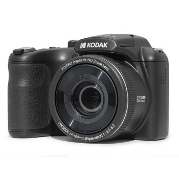 KODAK Pixpro Astro Zoom AZ255 - Appareil Photo Bridge Numérique 16 Mpixels, Zoom Optique 25X, Video HD 1080p, Grand Angle 24 mm, Stabilisateur Optique de l'image, Ecran LCD 3, Pile AA - Noir 1