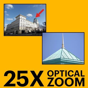 KODAK Pixpro Astro Zoom AZ255 - Appareil Photo Bridge Numérique 16 Mpixels, Zoom Optique 25X, Video HD 1080p, Grand Angle 24 mm, Stabilisateur Optique de l'image, Ecran LCD 3, Pile AA - Noir 2