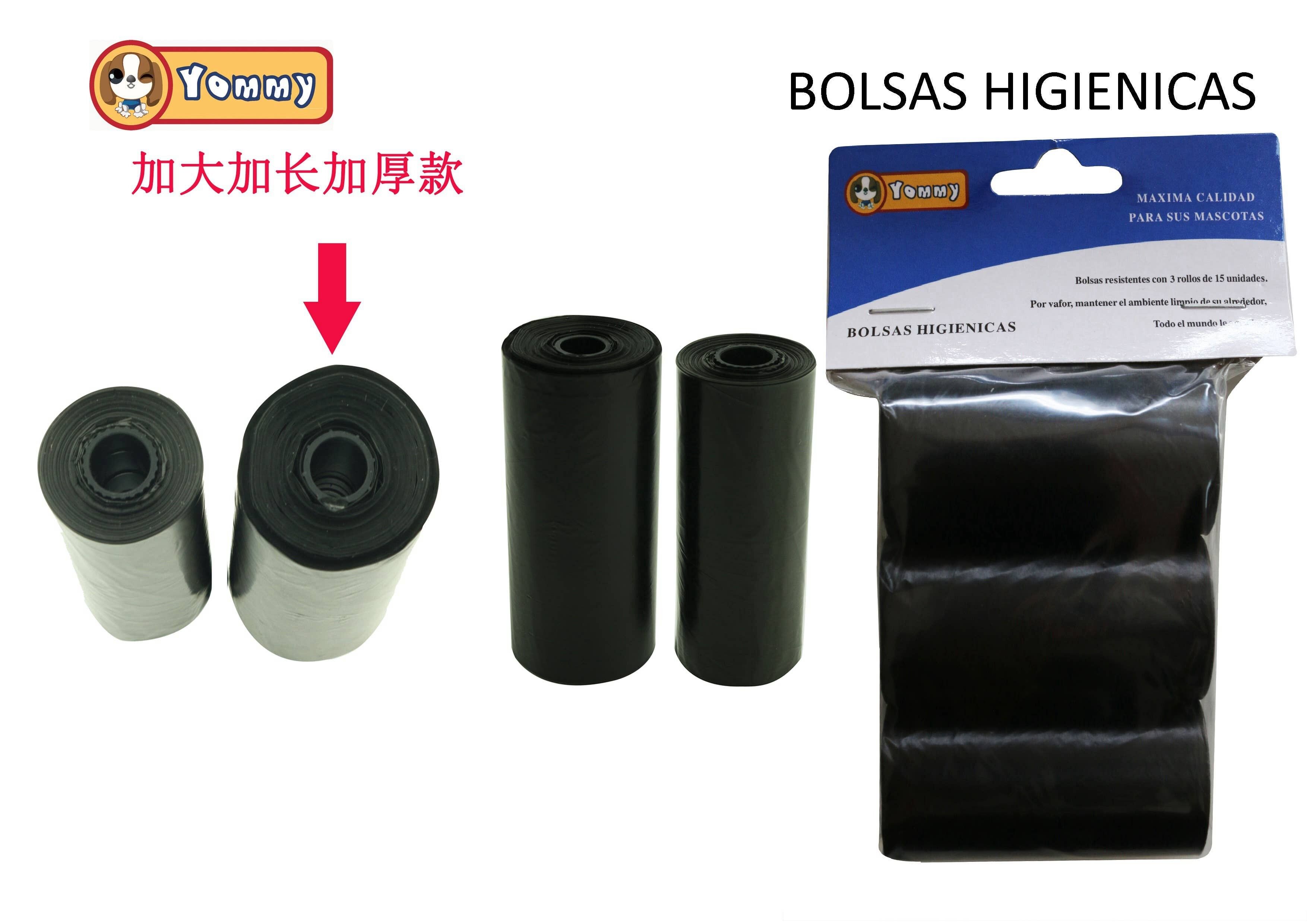 Borsa per escrementi Grande Negra 3*15