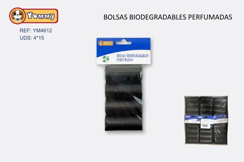 Bolsa De Excrementos Biodegradable Negra Perfumado