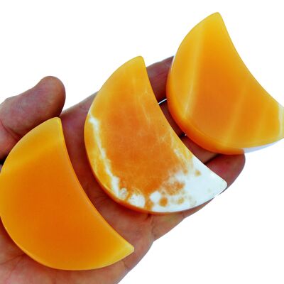 Lune de Calcite Orange (60mm)