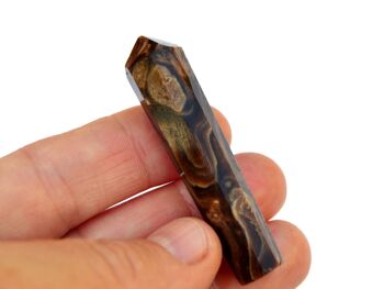Pointe de cristal de calcite chocolat (50 mm - 55 mm) 2