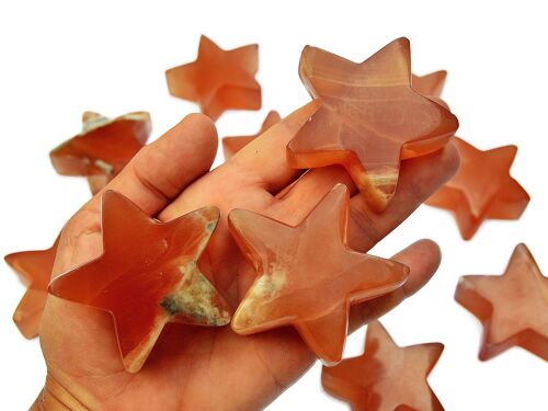 Honey Calcite Star (55mm - 60mm)