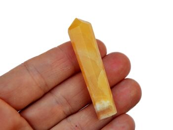 Pointes de cristal de calcite orange (50 mm) 6