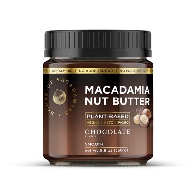 House of Macadamias Nut Butter, Chocolate, 8 x 250g