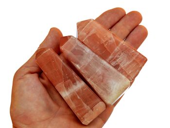 Tour de cristal de calcite rose (170g - 280g) 2