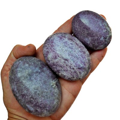 Lepidolite Palm Stone (45mm - 90mm)