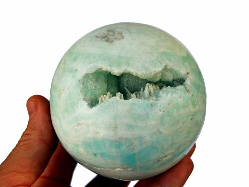 XL Caribbean Calcite Sphere (60mm - 85mm)