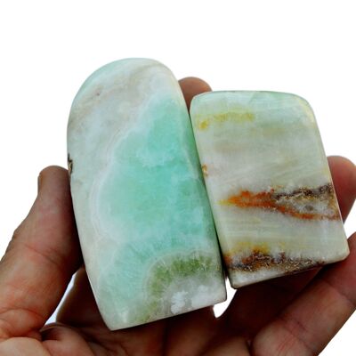 Caribbean Calcite Free Form Crystal (50mm - 110mm)