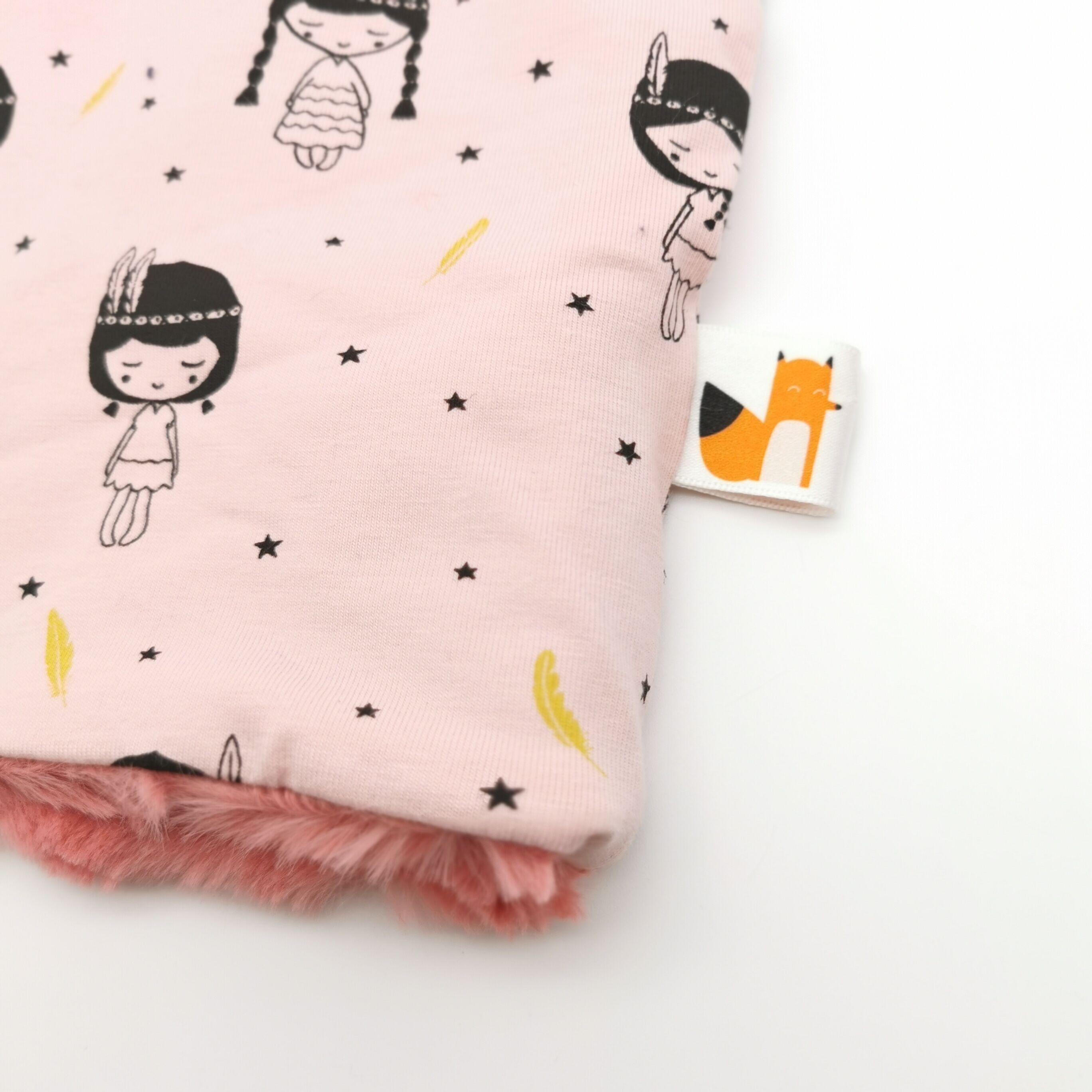 Kinderschal mit Indianermotiv, 7-12 Jahre alt