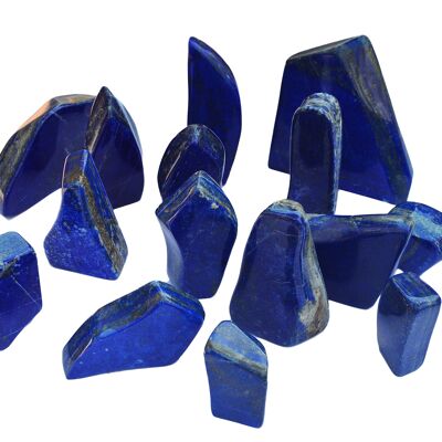 Lotto all'ingrosso di lastre di lapislazzuli (3-5 pezzi) - Cristalli a forma libera 1 Kg