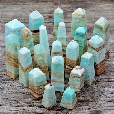 Lot of Caribbean Calcite Towers (4-7 Pcs)