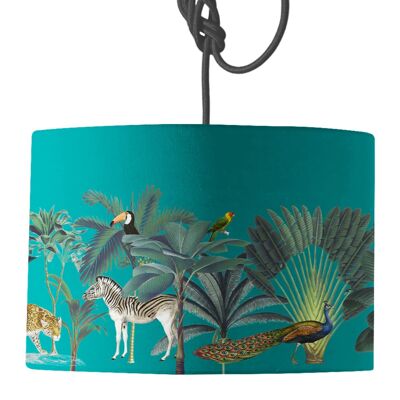 Pantalla de lámpara Terquoise Menagerie de Darwin