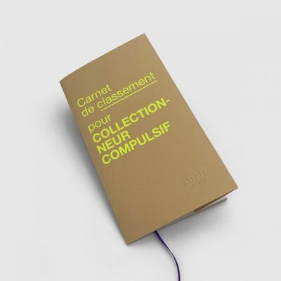 Cuaderno de clasificación para COLECCIONISTA COMPULSIVO