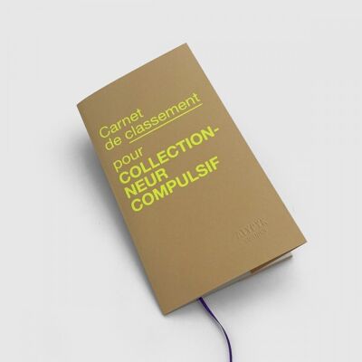 Quaderno di classificazione per COLLEZIONISTA COMPULSIVO