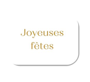 Mini carte "JOYEUSES FETES" 2