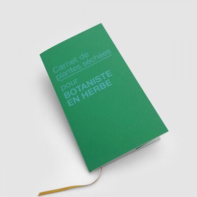 Dried plant notebook for budding botanist