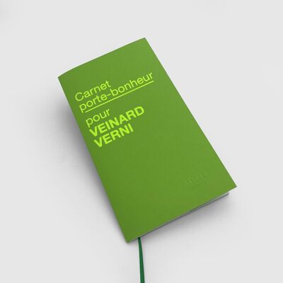 Carnet porte-bonheur pour VEINARD VERNI - Papier recyclé