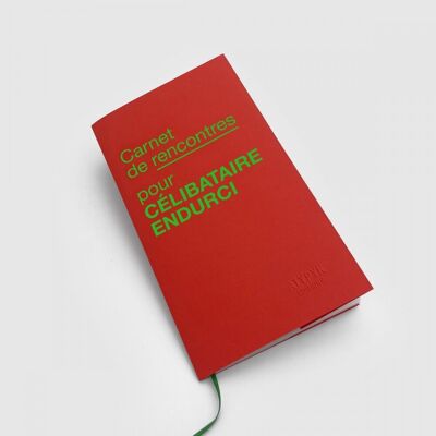 Carnet de rencontres pour CÉLIBATAIRE ENDURCI - Papier recyclé