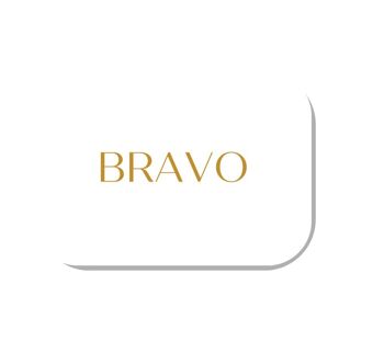 Mini carte " BRAVO" 1
