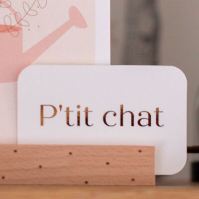 Mini “LITTLE CHAT” card