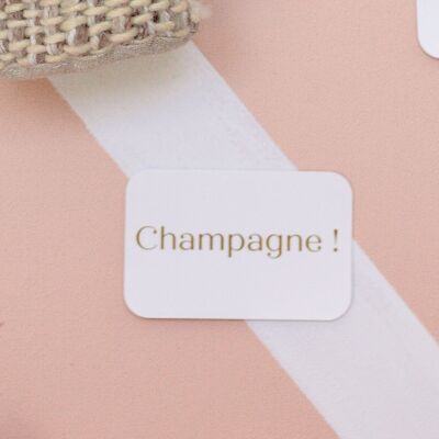Mini “CHAMPAGNE” card