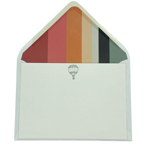 Hot Air Balloon with Lined Envelopes