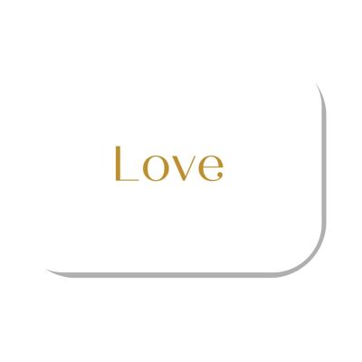 Mini carte "LOVE"